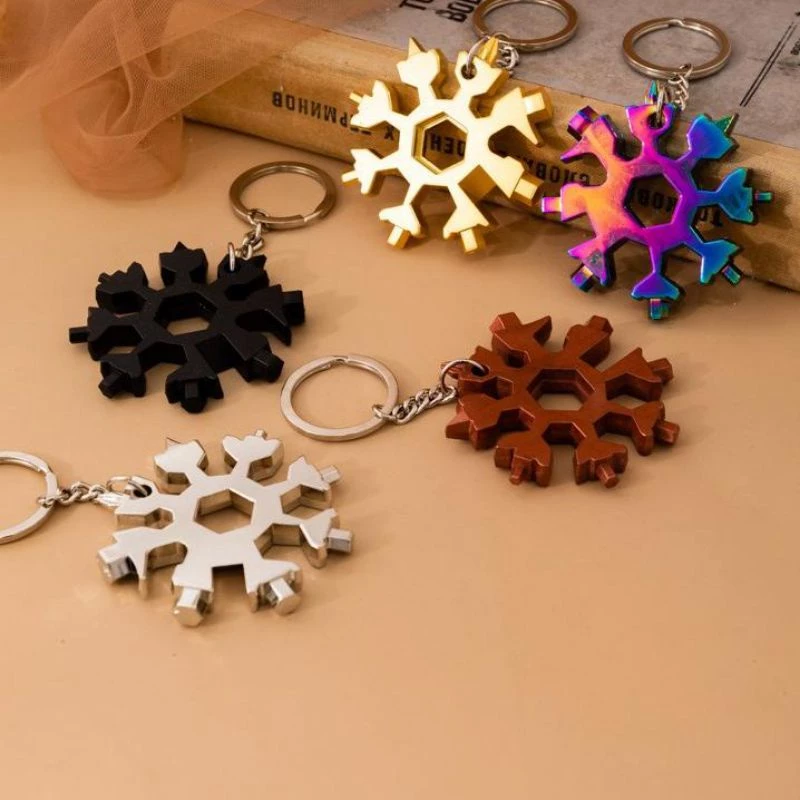 Kunci Salju 18in1 Multifungsi Pocket Tool 18in1 Snowflake Tool — 6