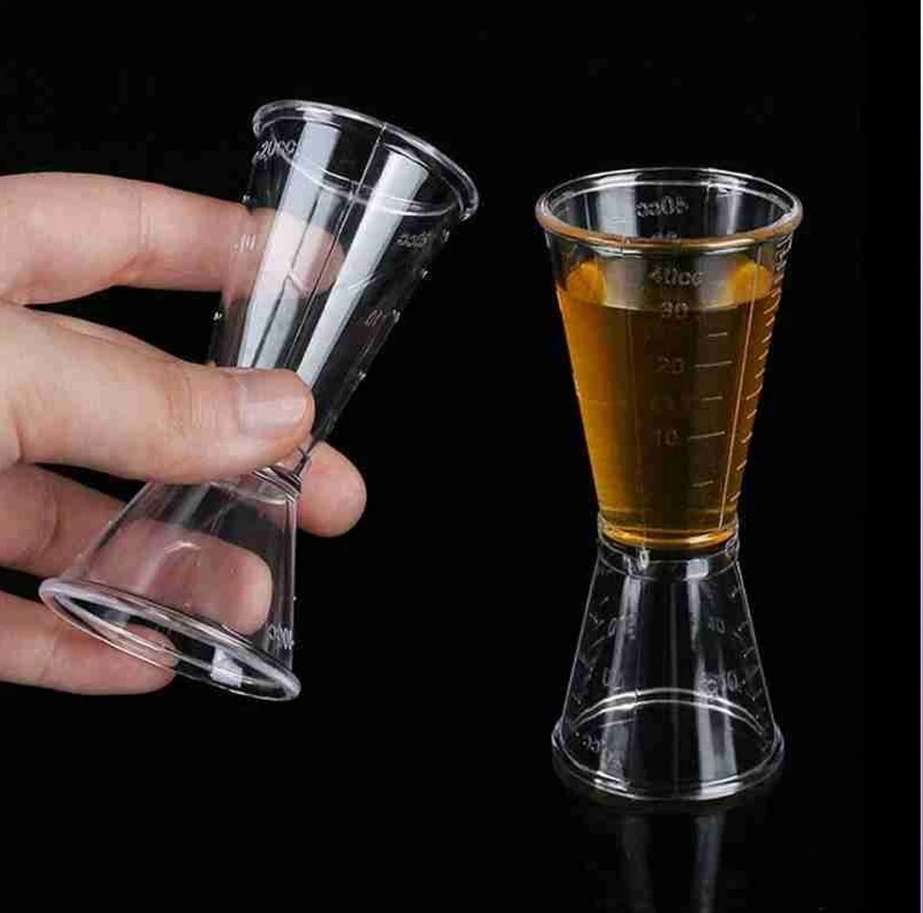 Gelas Ukur Takar Acrylic Jigger Measuring Cup Transparan — 4