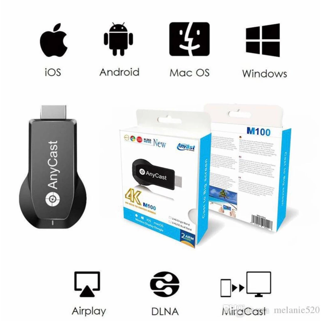 Dongle Hdmi Anycast Miracast Wifi Display Receiver Wireless — 4