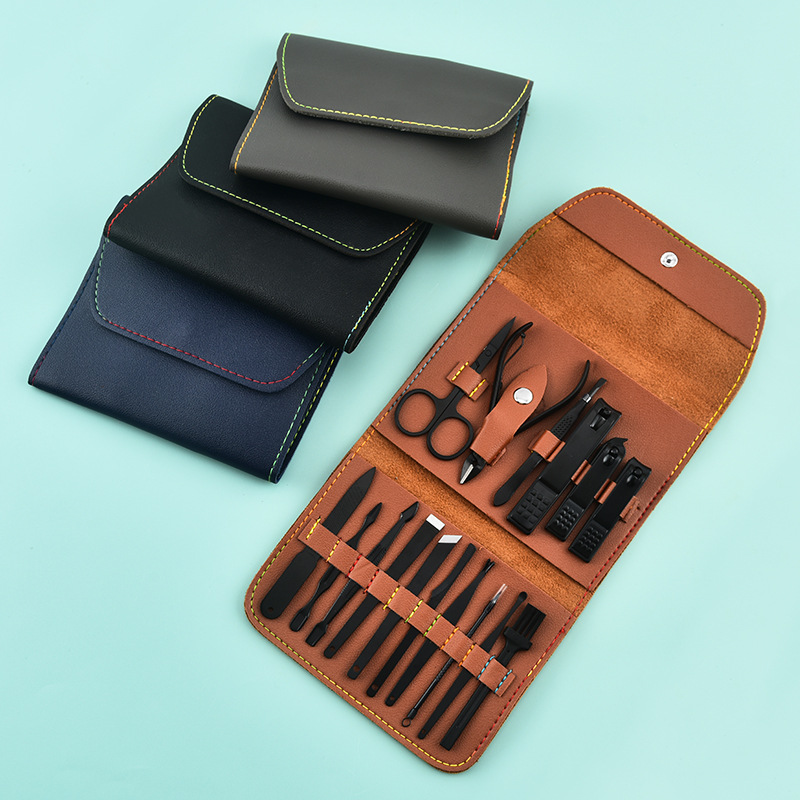 Set Perawatan Kuku 16 in 1  Alat Manicure dan Pedicure — 5