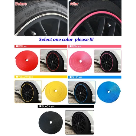 Wheel Protector Karet Pelindung Velg Mobil 4 Roda Rim Protector — 2