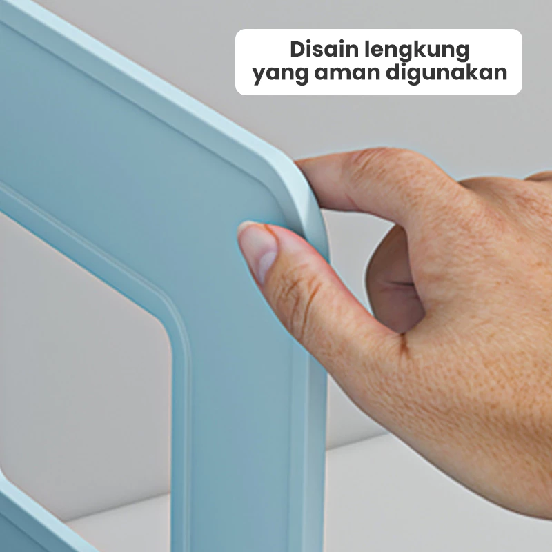 Rak Buku Penyanggah Meja Multifungsi Organizer File dan Penyimpanan — 5