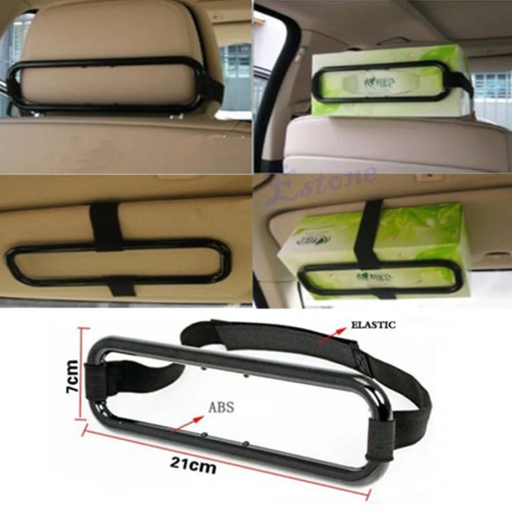 Car Holder Tissue Box Penjepit Tempat Kotak Tisu Mobil Inovatif — 5