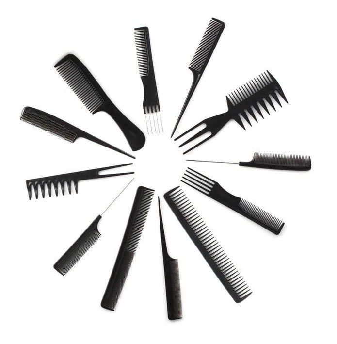 Sisir Rambut Salon Set Pencukur Manusia Hewan Anjing Kucing 10 Pcs — 2