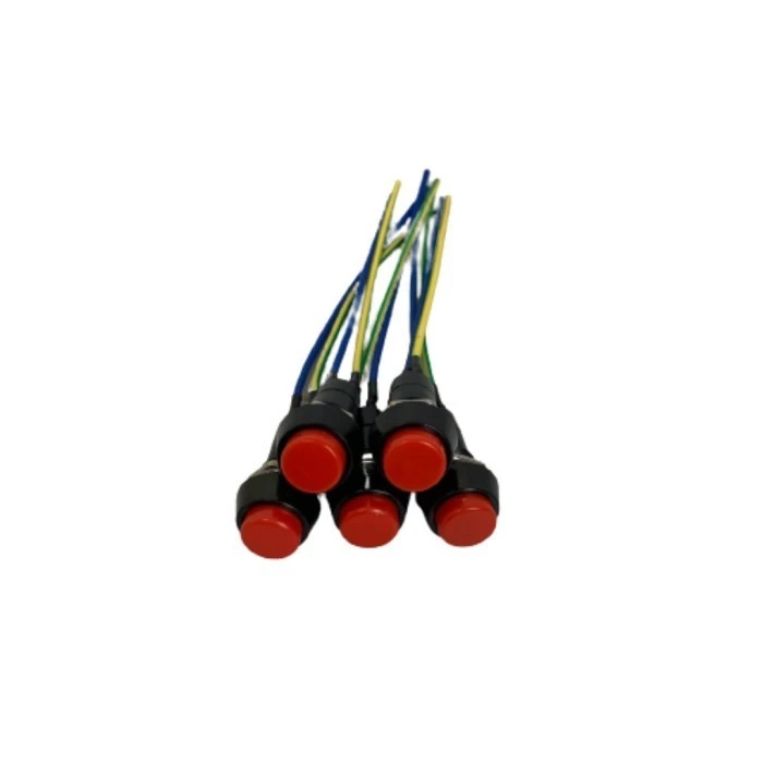Saklar Push Button Tombol On Off  Bulat Motor Switch Mobil Kendaraan — 3