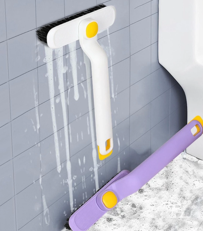 Sikat Toilet 3in1 Serbaguna  Pembersih Dapat Diputar 360° Cocok untuk Kamar Mandi
