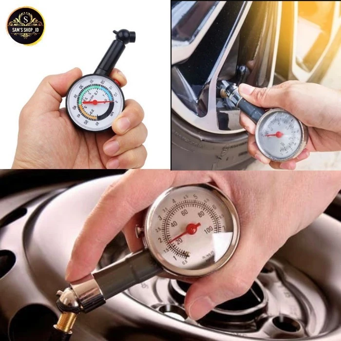 Tire Pressure Gauge - Alat Pengukur Tekanan Ban Mobil Motor Sepeda — 6