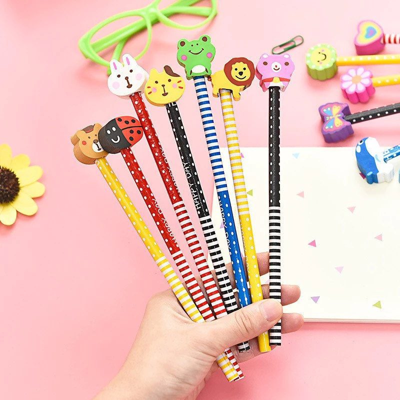 Cartoon Pensil with eraser — 8