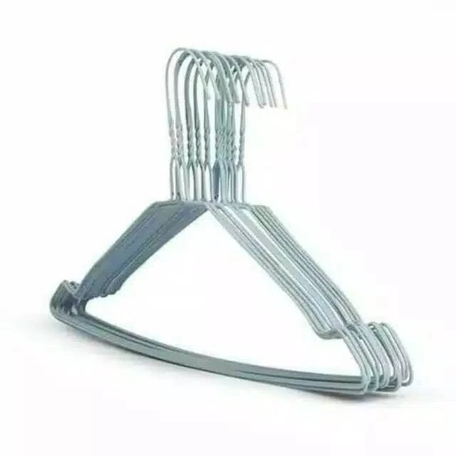 Gantungan Baju Stainless Steel Hanger Baju Multifungsi 10pcs — 7