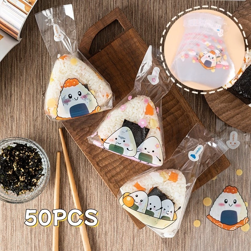 Plastik Onigiri Segitiga Bungkus Nasi Unik Lucu Mudah Dibuka