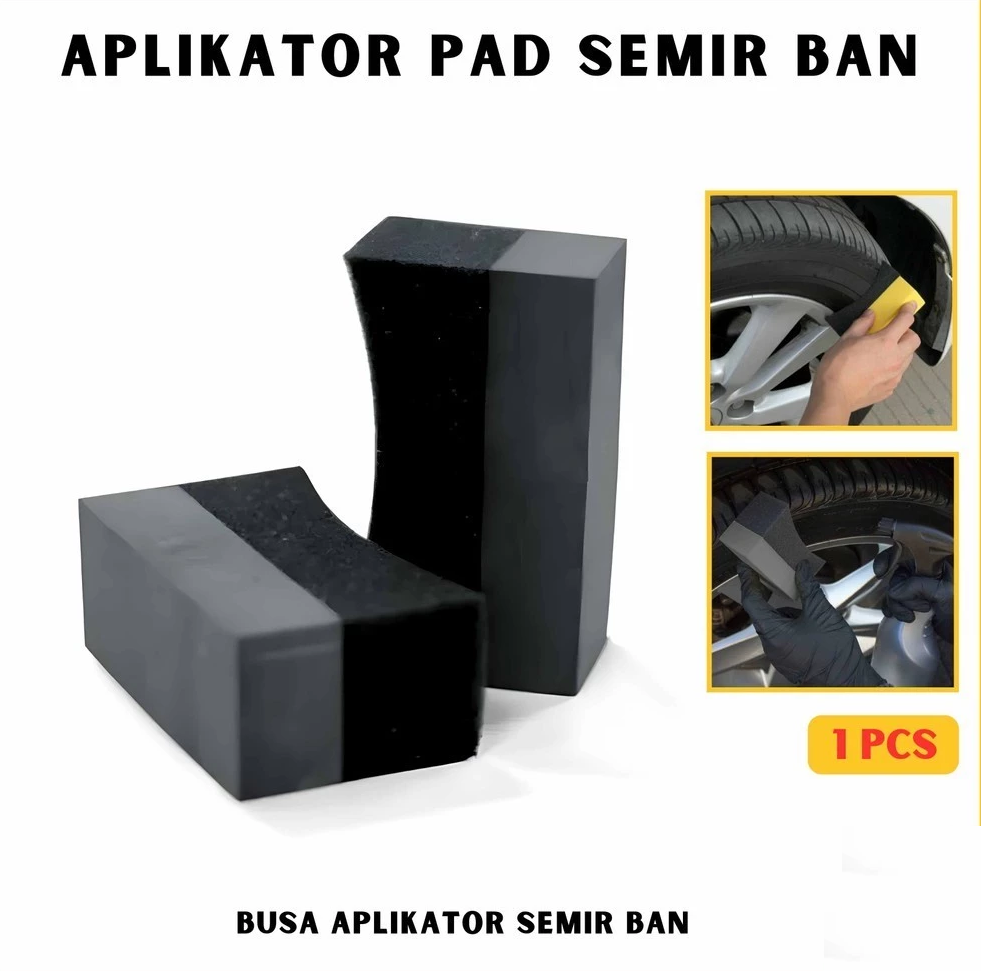 Busa Semir Ban Aplikator Tyre Dressing Applicator Pad Sponge Foam — 2