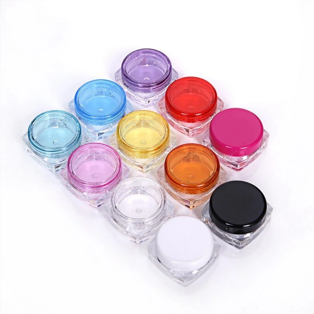 Pot Jar Cream Gel Bulat Wadah Travel Size Serbaguna Kosmetik Skincare — 6