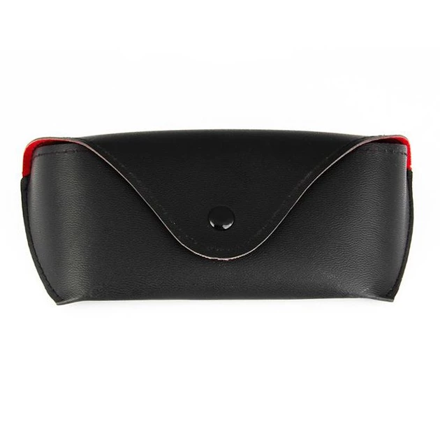 Kotak Wadah Kacamata Kulit Polos Leather Glasses Case Murah Import — 7