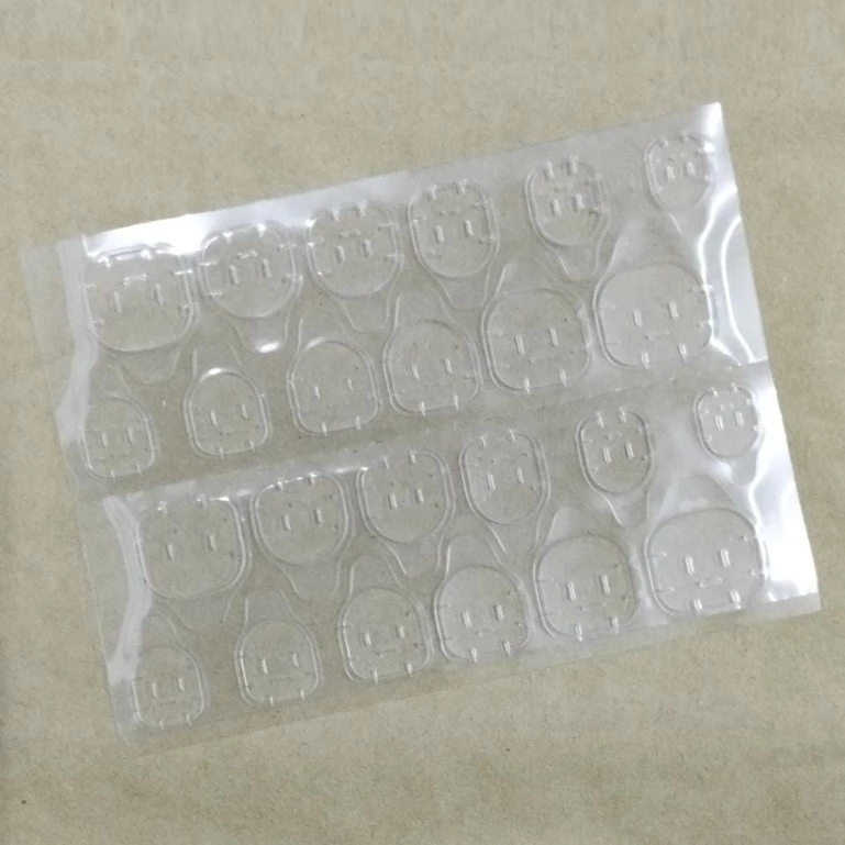 Sticker Lem Kuku Palsu Fake Nails Kedap Air Gel Double Tap Praktis — 7