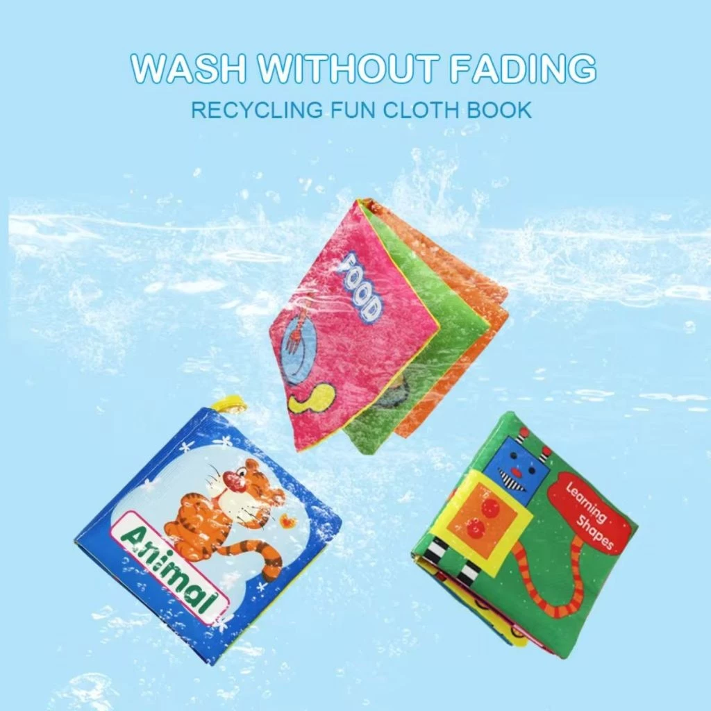 Buku Kain Edukasi Anak Mainan Bayi Belajar Membaca Cerita Gambar — 4