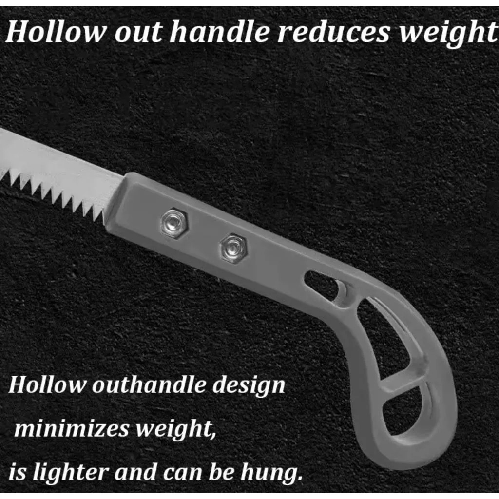 Gergaji Tangan Sederhana Serbaguna Handle Ergonomis Pertukangan — 6