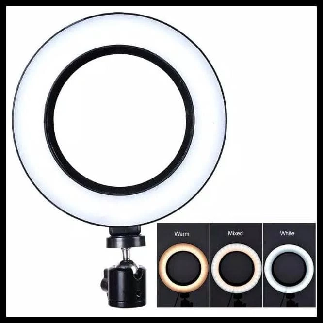 Led Ring Light Lampu Rias Make Up Vlog Bulat Untuk Live — 7