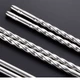 Sumpit Stainless Steel Sus 304 Satu Pasang Polos
