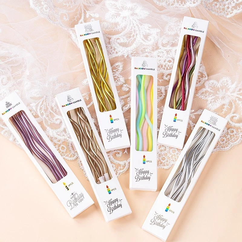 Lilin Ulang Tahun Spiral Birthday Candle Korea Cantik Aesthetic — 5
