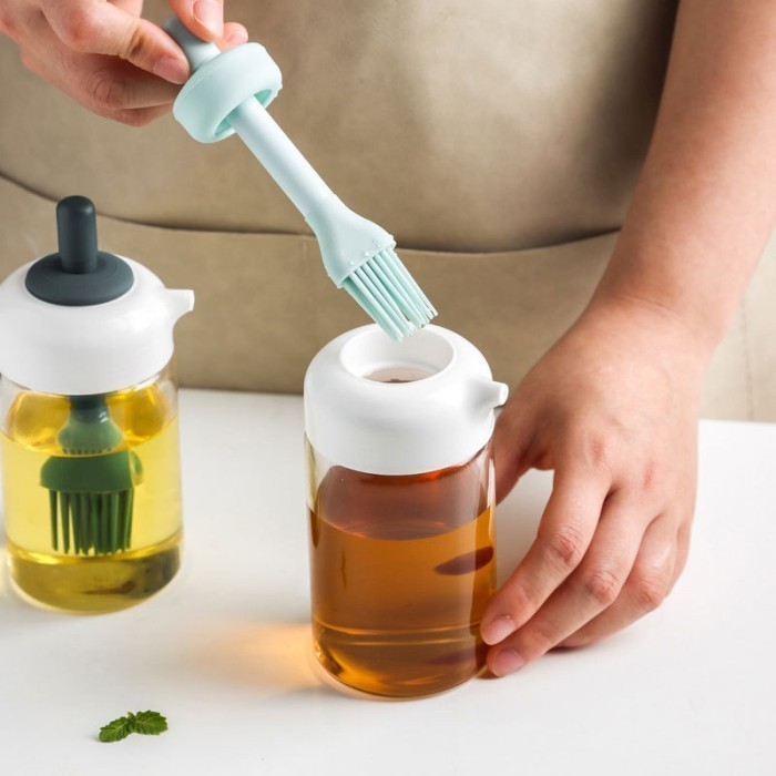 Botol Minyak Goreng Dengan Kuas Multiguna 2in1 Praktis 230ml — 5