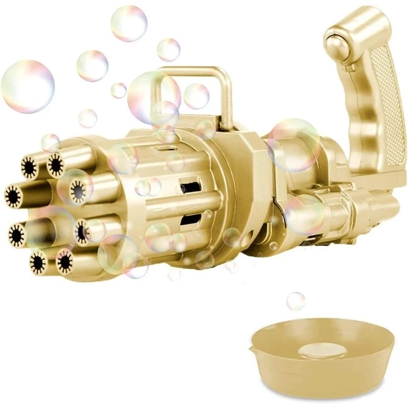 Mainan Viral Gelembung Sabun Otomatis Elektrik Bubble Gun — 6