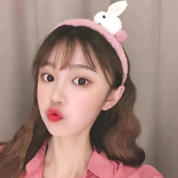 Bando Kelinci Bulu Aksesoris Lucu Cute Hiasan Rambut Fashion Korea — 6