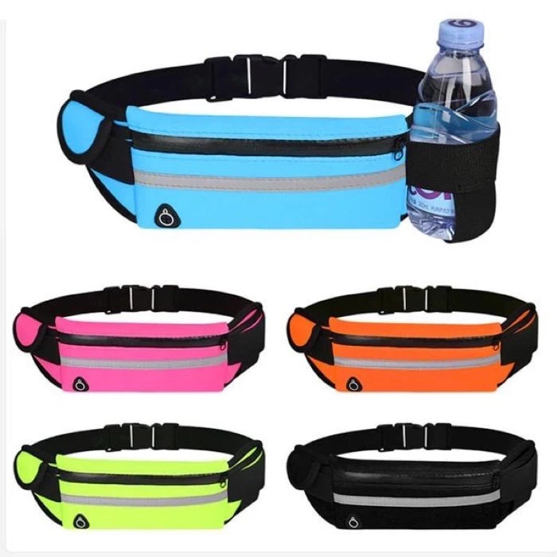 Sweatproof Sport Waist Belt Pouch Tas Jogging Untuk Penyimpanan Barang — 7