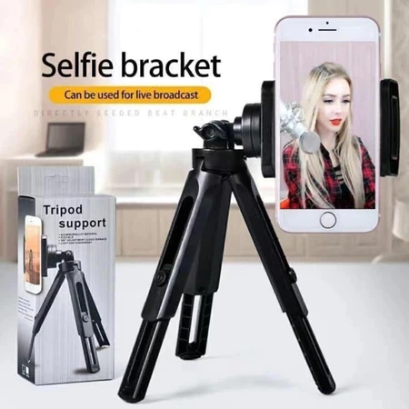 Phone Holder Tripod Mini Hp Stabilitas Adjustable 360 Universal — 7