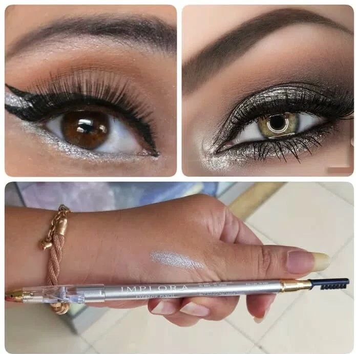 Pensil Alis Eyebrow Pencil Lengkap dengan Serutan dan Sisir lembut — 5