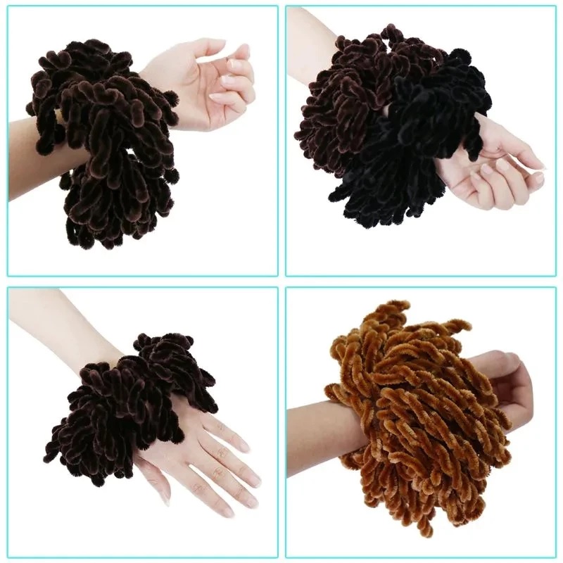 Kunciran Ubur Ubur Jumbo 100 JuntaI Ikat Rambut Scrunchie Cepolan Hijab — 4