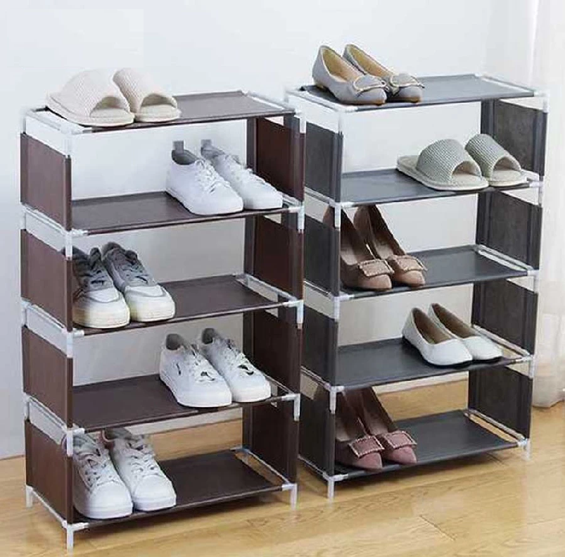 Rak Tempat Penyimpanan Sepatu Sendal 5 Susun Serbaguna Motif Unik — 6