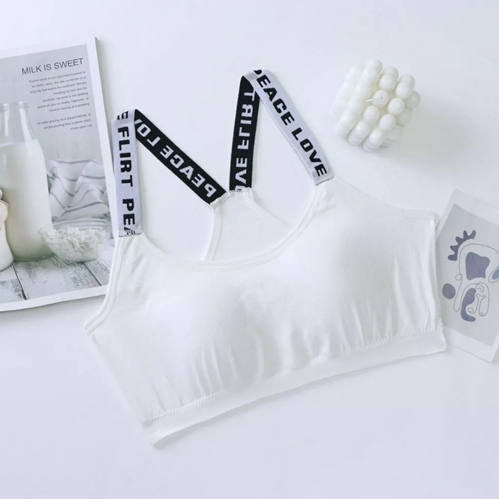 Sport Bra Kemben Cup Push Up Busa Tanpa Kawat Pakaian Dalam Wanita Gym — 8