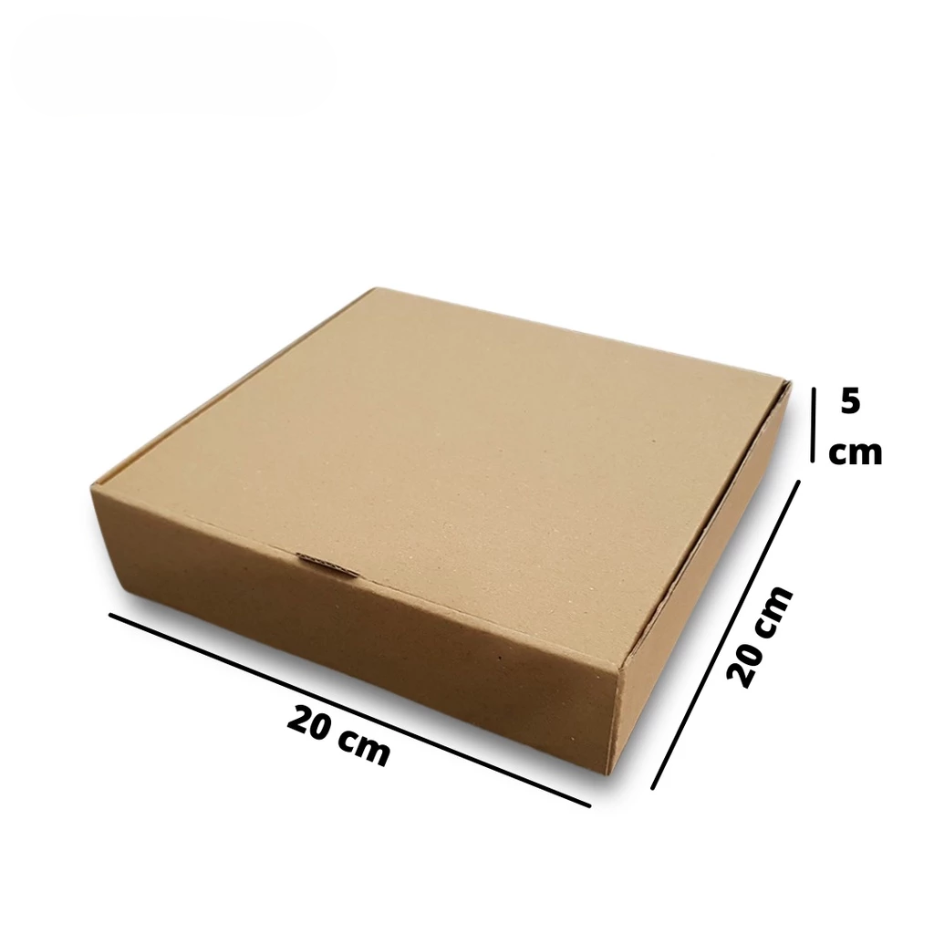 Kardus Corrugated Kardus Pizza-20x20x5 CM — 7