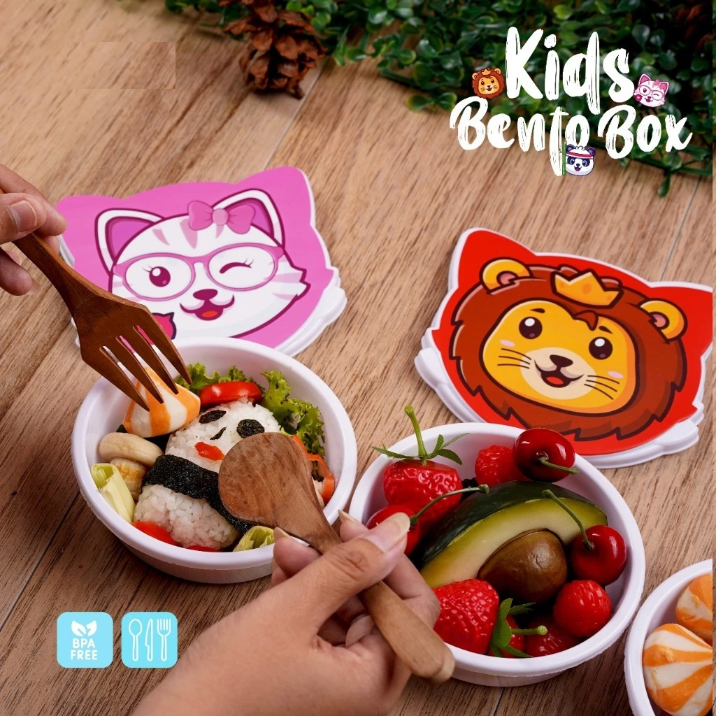 Lunch Box Kotak Makan Bento Anak Mini Lucu Souvenir Ulang Tahun — 3