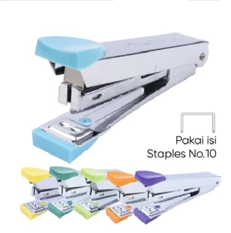 Stapler Mini Hekter Kecil dengan Dimensi 9.5 cm x 2 cm Fungsional — 4