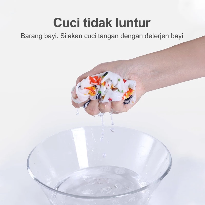 Slaber Celemek Eva Makan Bayi Anti Air Slabber Waterproof - Random — 5