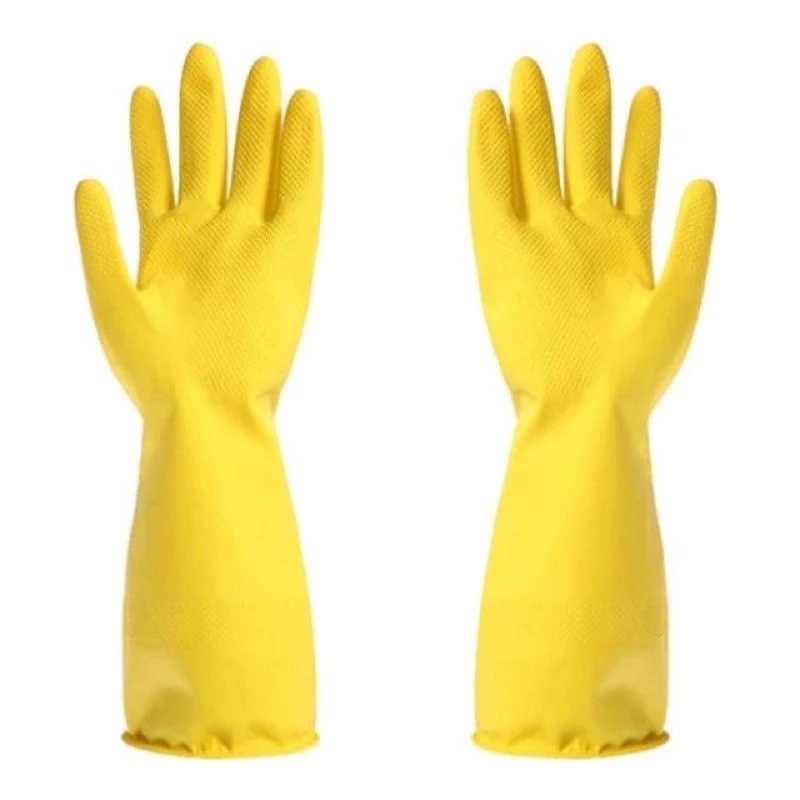 Sarung Tangan Karet Cuci Piring Latex Dotted Synott — 5