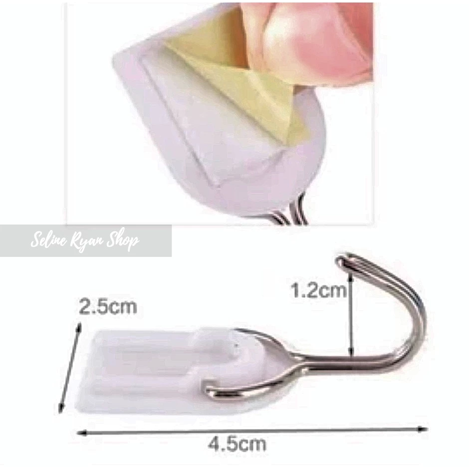 Gantungan Hook Magic Multifungsi 6 Pcs, Kuat dan Mudah Digunakan — 7