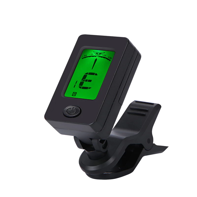 Tuner Gitar Bass Ukulele Jepit Digital Chromatic Dengan Layar Lcd — 7