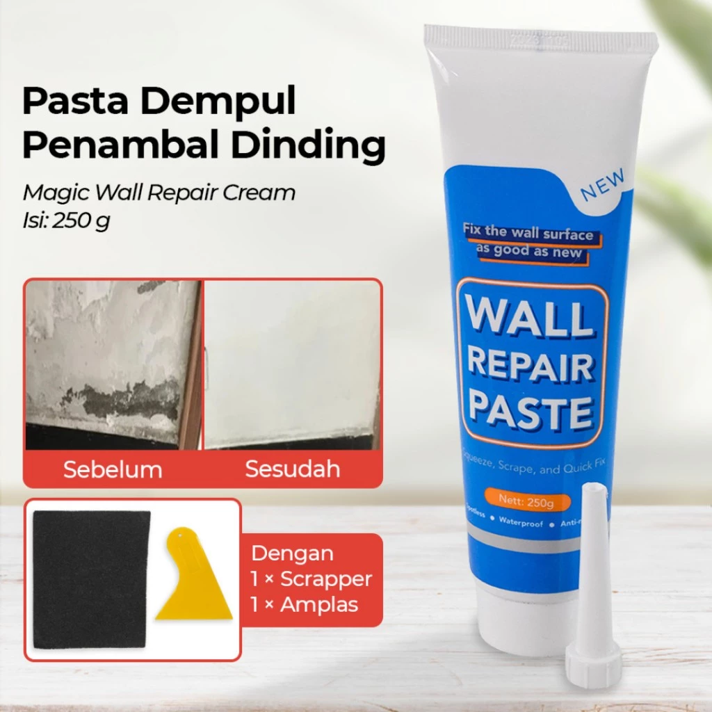 Pasta Dempul Penambal Dinding Tembok Lantai Magic Wall Repair Cream — 7