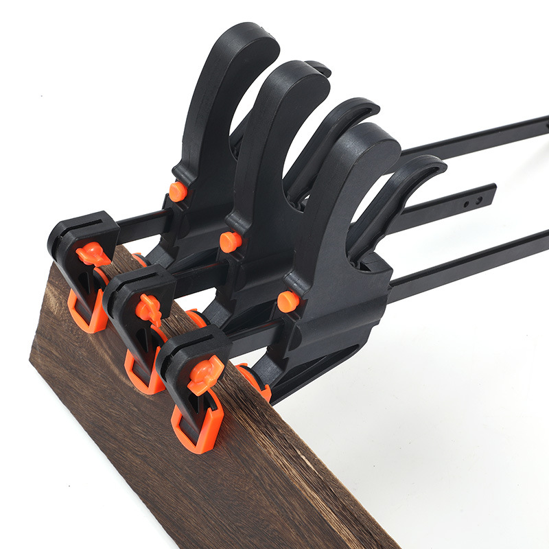 F Clamp Bar Catok Alat Penjepit Press Kayu klem Clip DIY 4 inch — 3