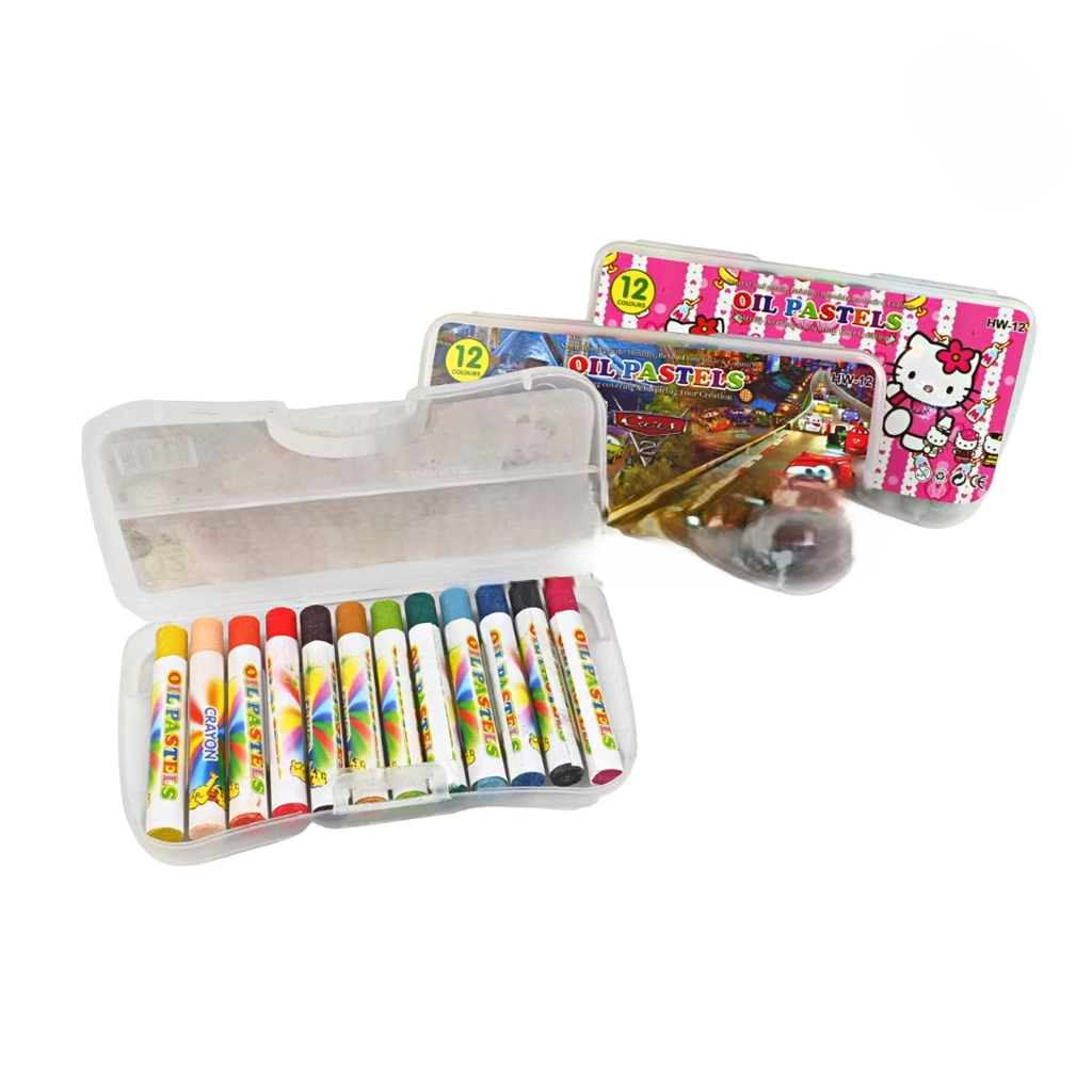 Crayon Krayon Mini Set 12 Warna Anak Anak Sekolah untuk Mewarnai — 6
