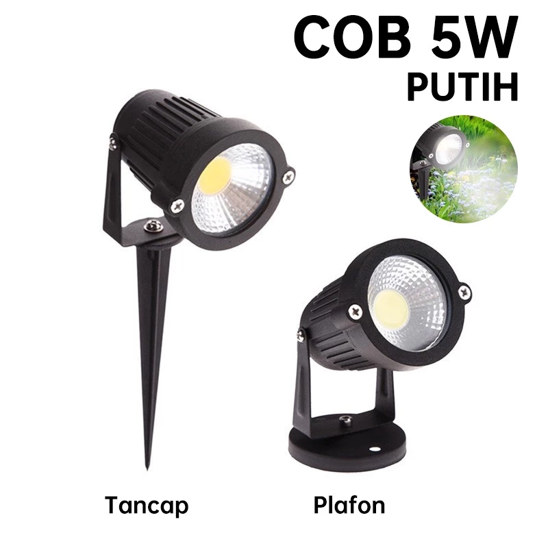 Lampu Sorot LED Spot garden Park Light Halaman Teras Rumah Outdoor — 8