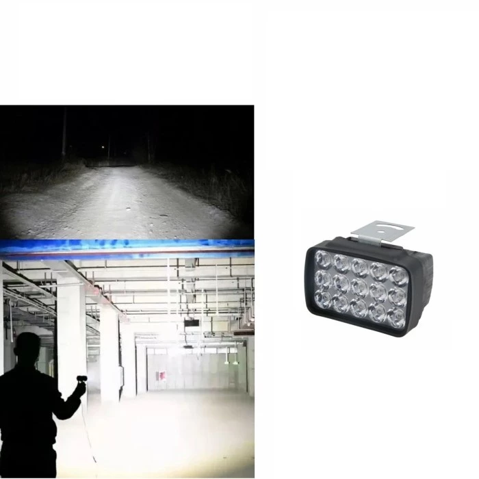 Lampu LED Sorot Mata Laser Gun 15 Super Terang untuk Mobil dan Motor — 4