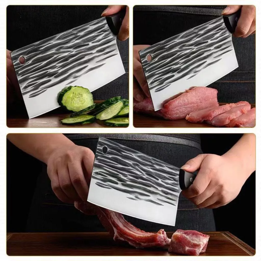 Pisau Dapur MJ77 Pisau Koki Super Tajam Stainless Steel — 9