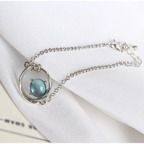 Gelang Titanium Alloy Wanita Korean Style Motif Planet Cantik Elegan — 8