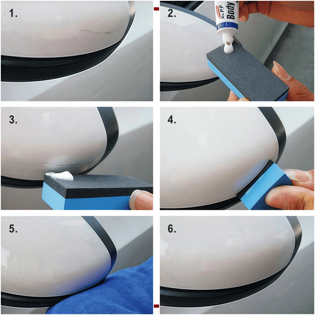 Penghilang Baret Halus Mobil Polish Wax Car Body Compound — 8