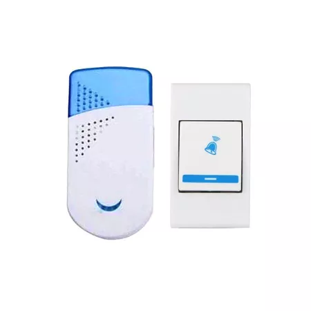 Bel Pintu Tanpa Kabel Doorbell Wireless Tanpa Kabel Desain Minimalis — 3
