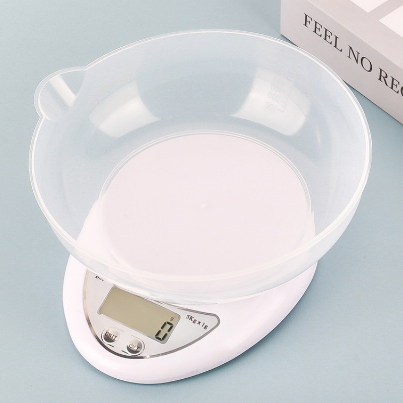 Timbangan Dapur Digital Mangkok Electrik Kitchen Scale 5kg CH-302 — 6