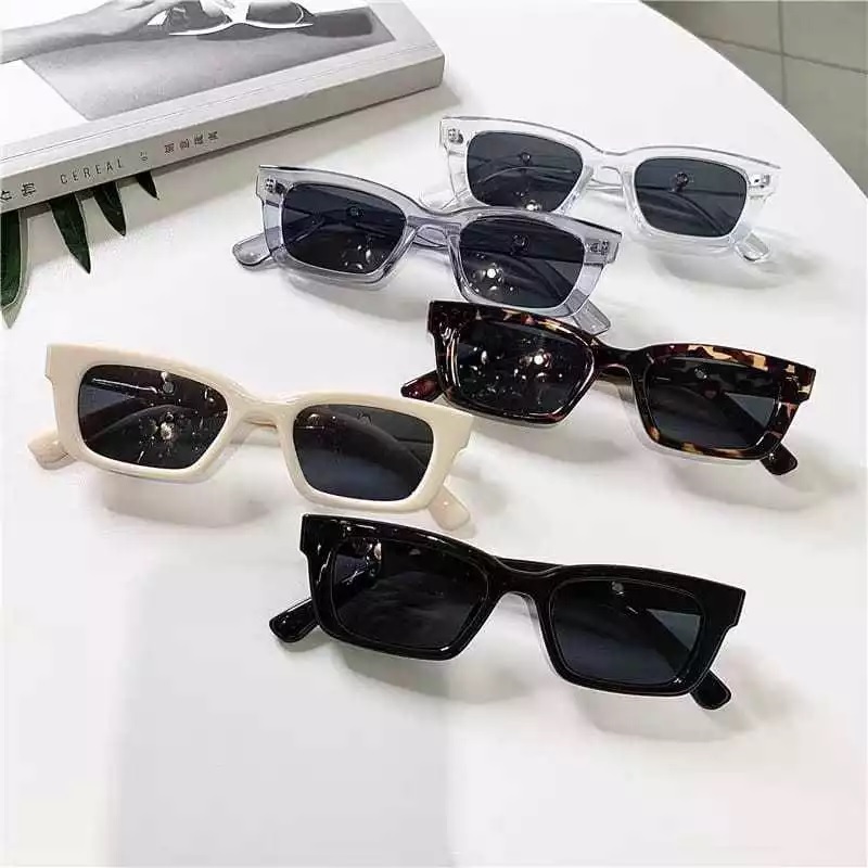 Kacamata Hitam Model Korea Fashion Style Glasses Pria Wanita Trendi — 2